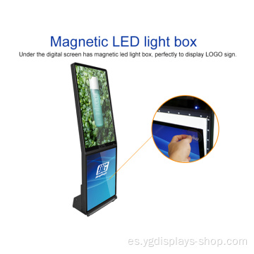 Caja de luz LED con pantallas LCD divididas de 32 pulgadas